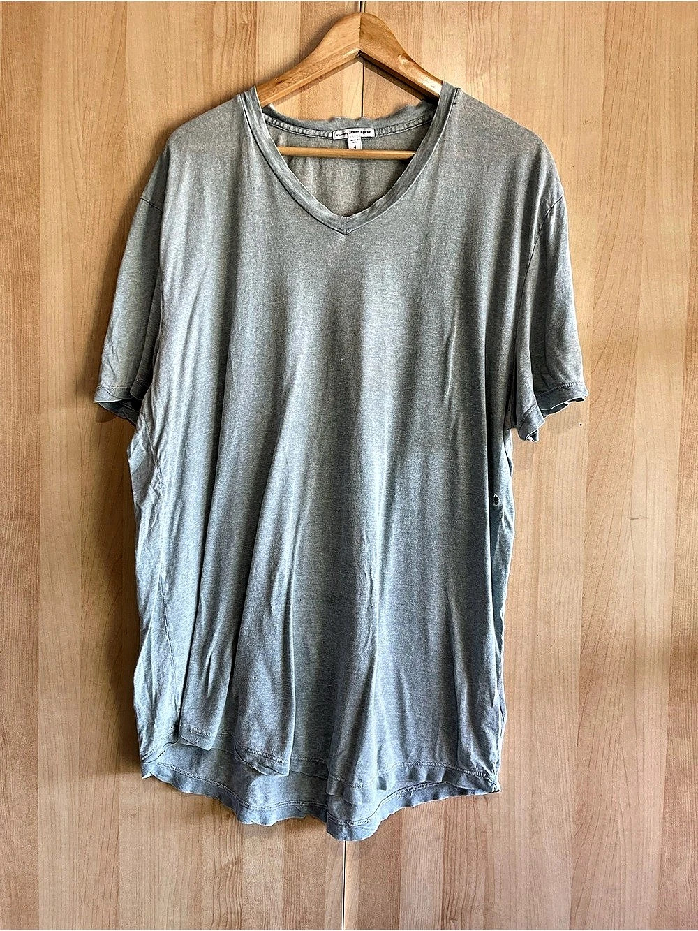 James Perse Standard Short Sleeve V-Neck T-Shirt